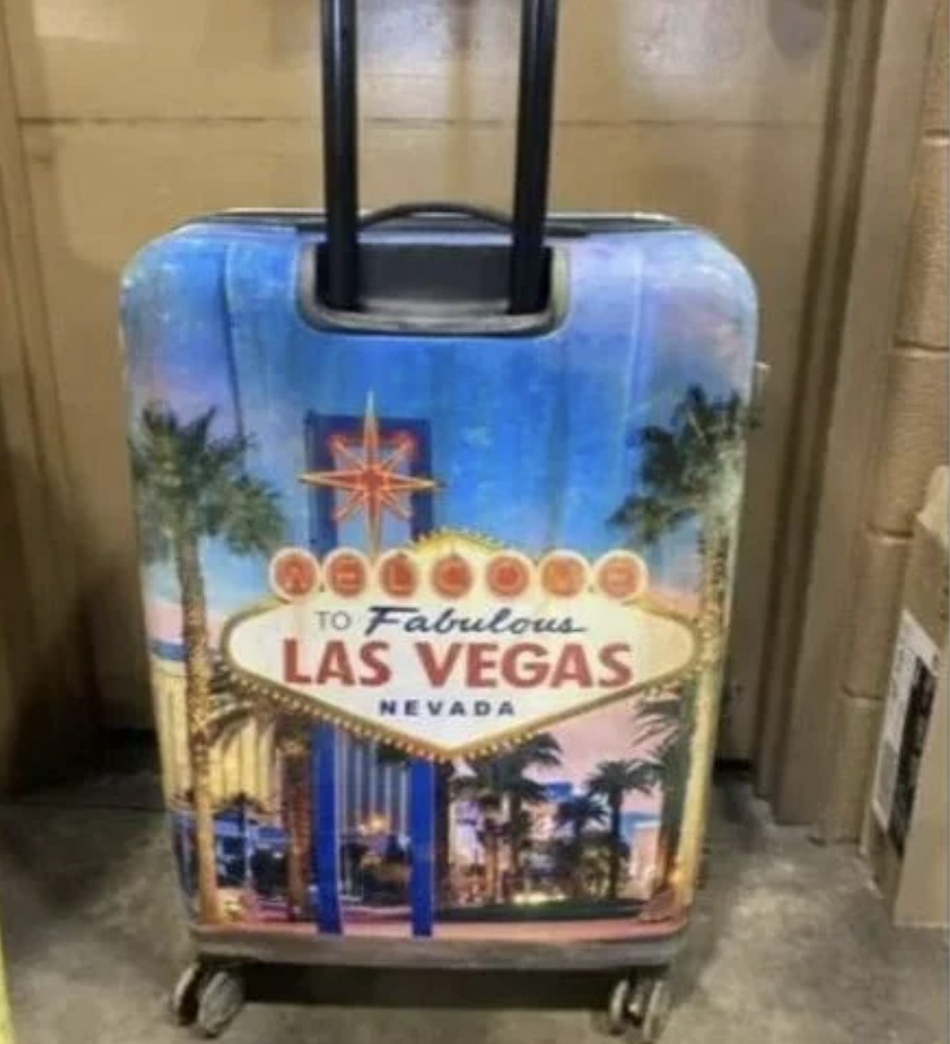 The suitcase Cairo Jordan was found in.