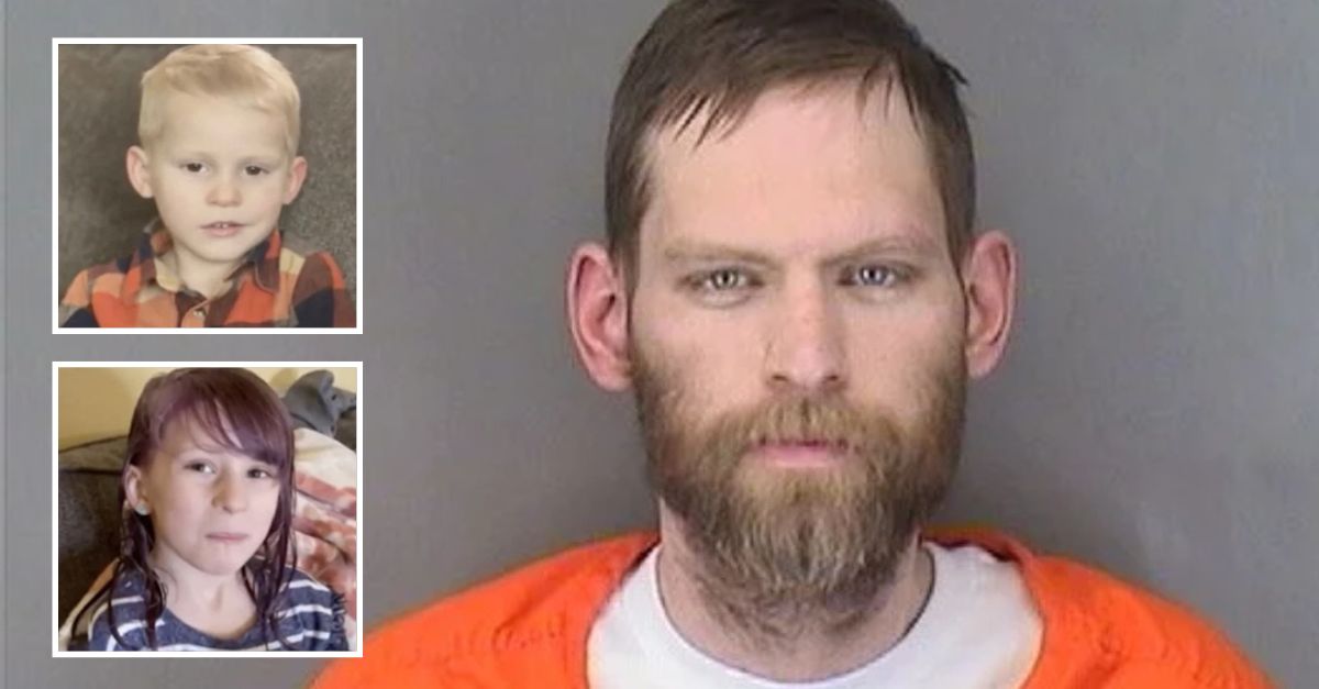 Adam Lee Price mugshot (Sarpy County Law Enforcement Center), Emily and Theodore Price (KETV screenshots)